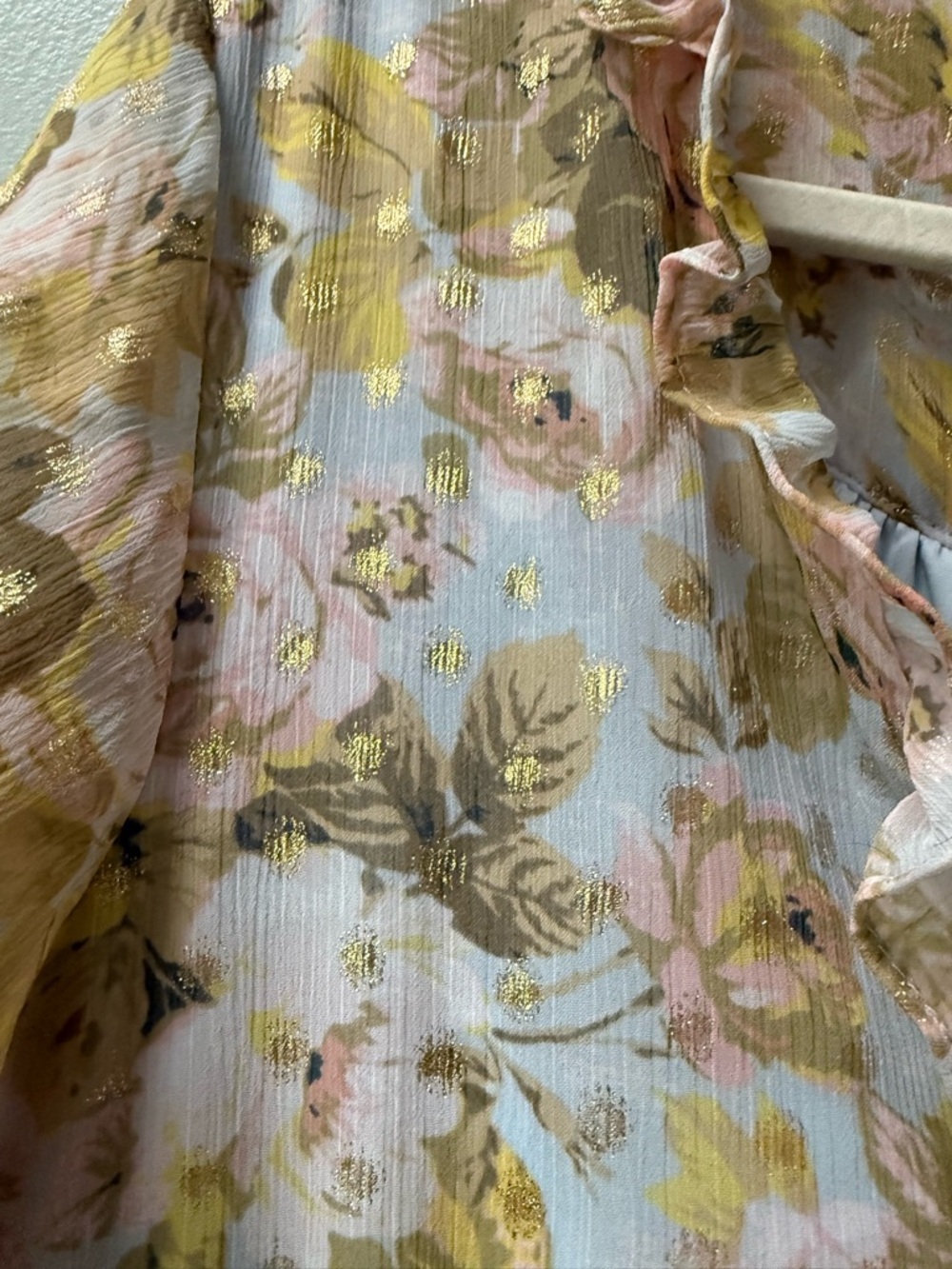 LC Lauren Conrad Floral Dress XXL – Cottagecore Romantic Summer Garden - Picture 3 of 6